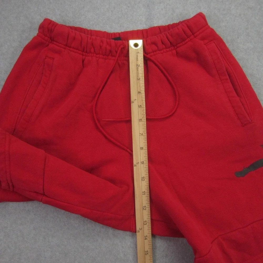 ordan Mens S Shorts Red Jumpman Standard Fit Fleece Athletic CK6707-687